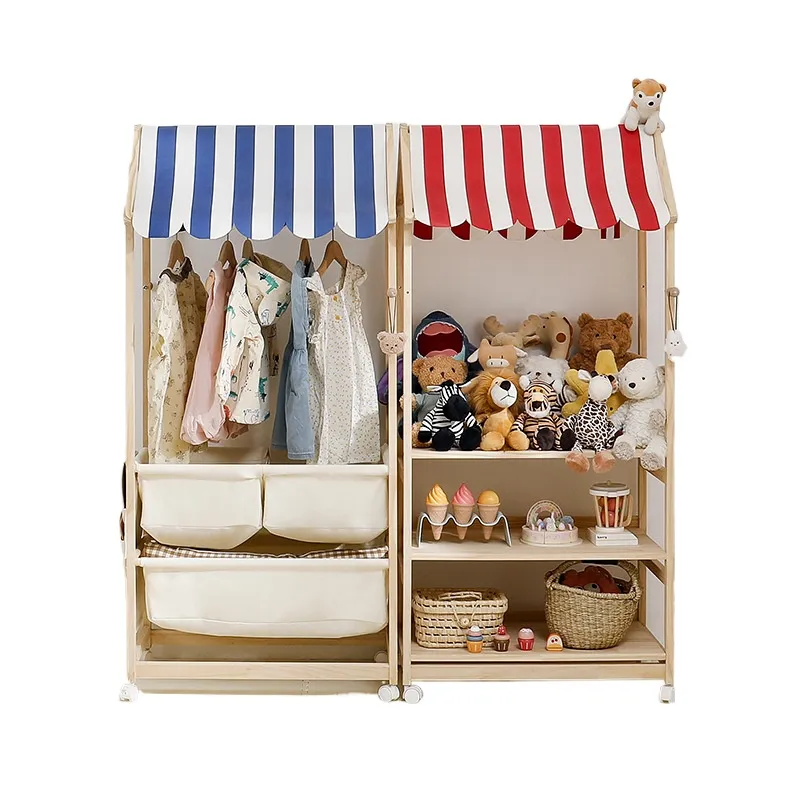 Baby Bookshelf Small - Libreria per bambini in legno massello,
