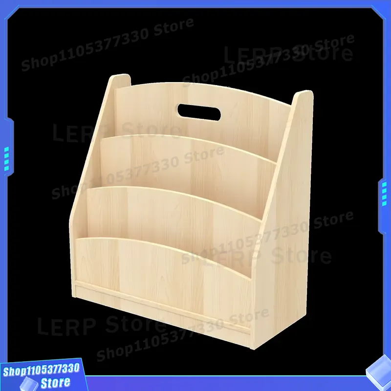 Baby Bookshelf Small - Mobili in legno per asilo nido,