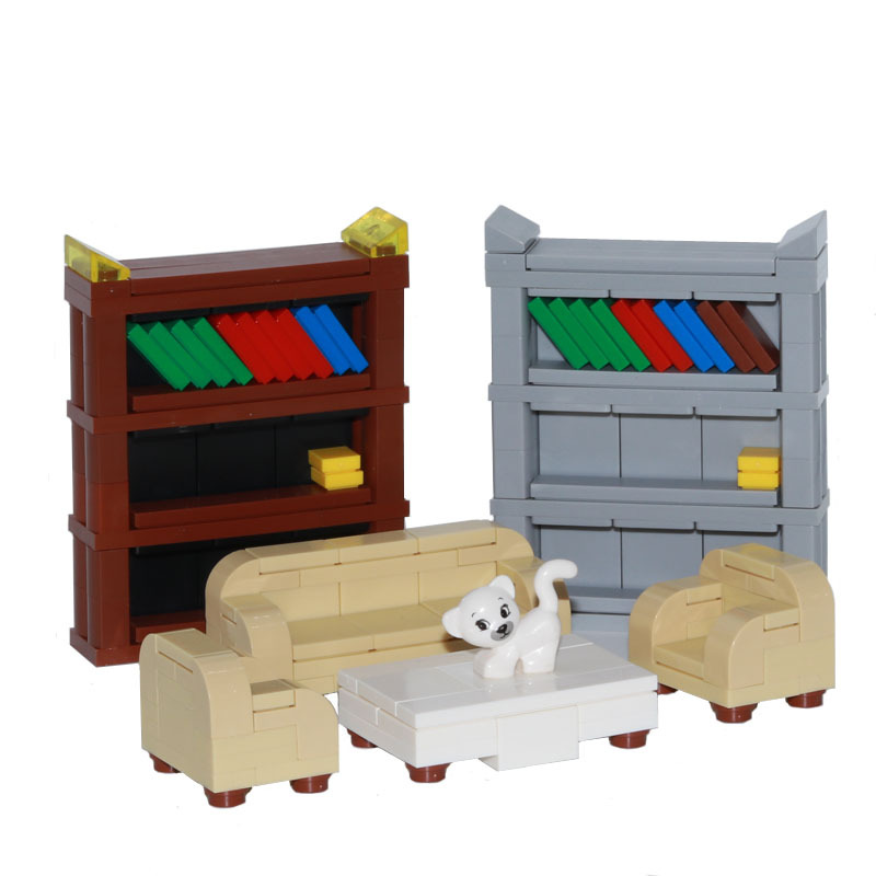 Baby Bookshelf Small - Set di Mobili per Action Figure,