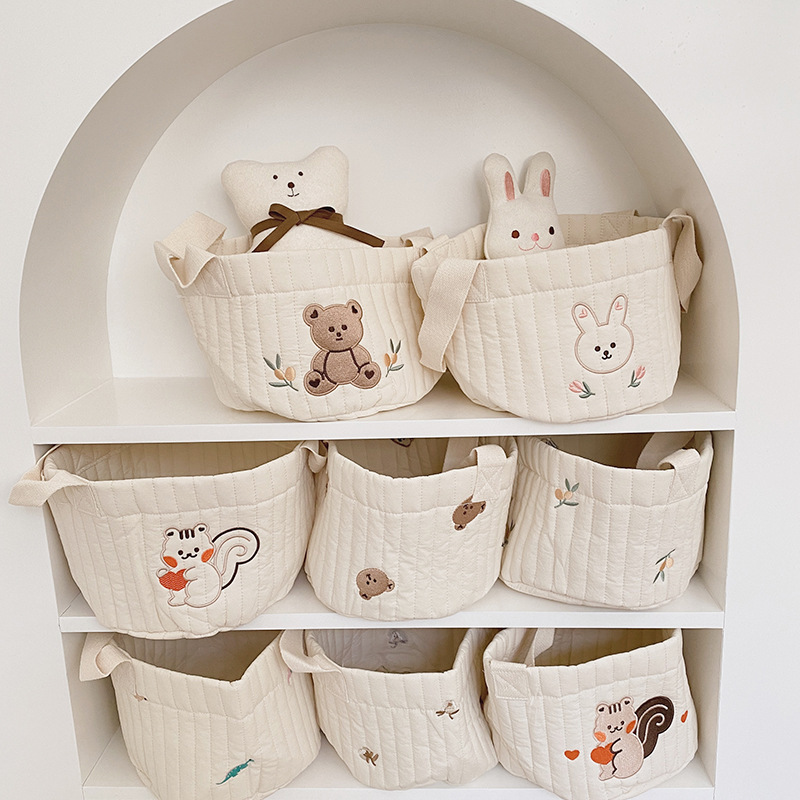 Baby Nursery Embroidery - Borsa portaoggetti per pannolini per bambini,