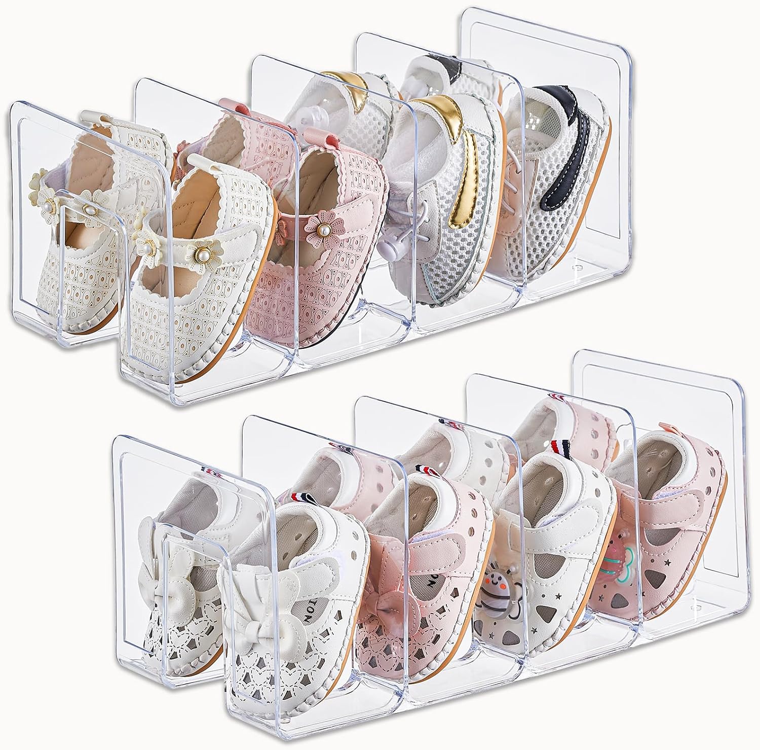 Baby Bookshelf Small - Confezione da 2 piccoli organizer per