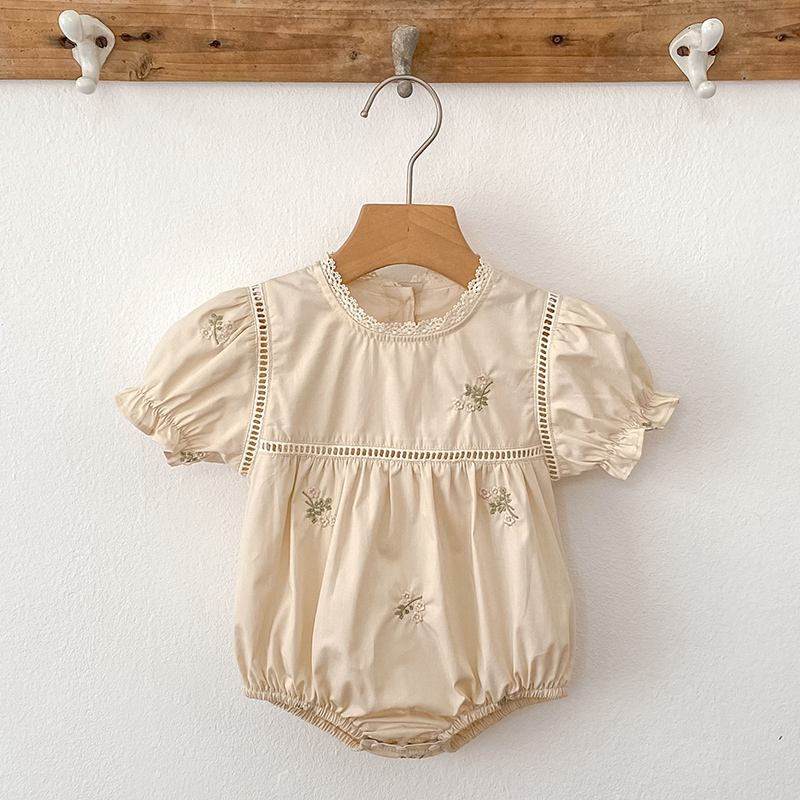 Baby Nursery Embroidery - 0-24M pagliaccetti del bambino ricamo neonato