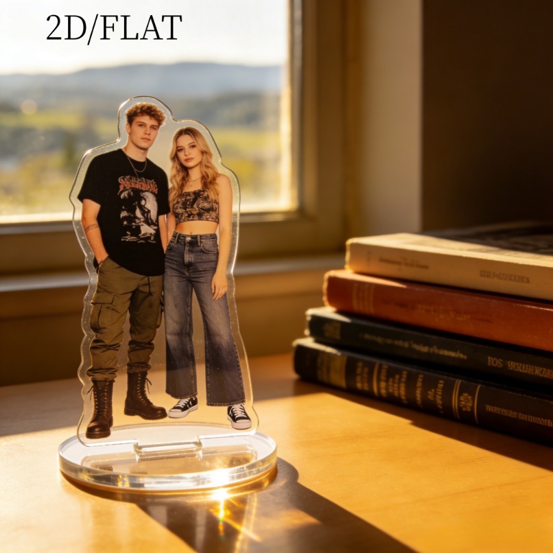 Baby Bookshelf Small - Standee 2D Personalizzato, Decorazione da Scrivania,