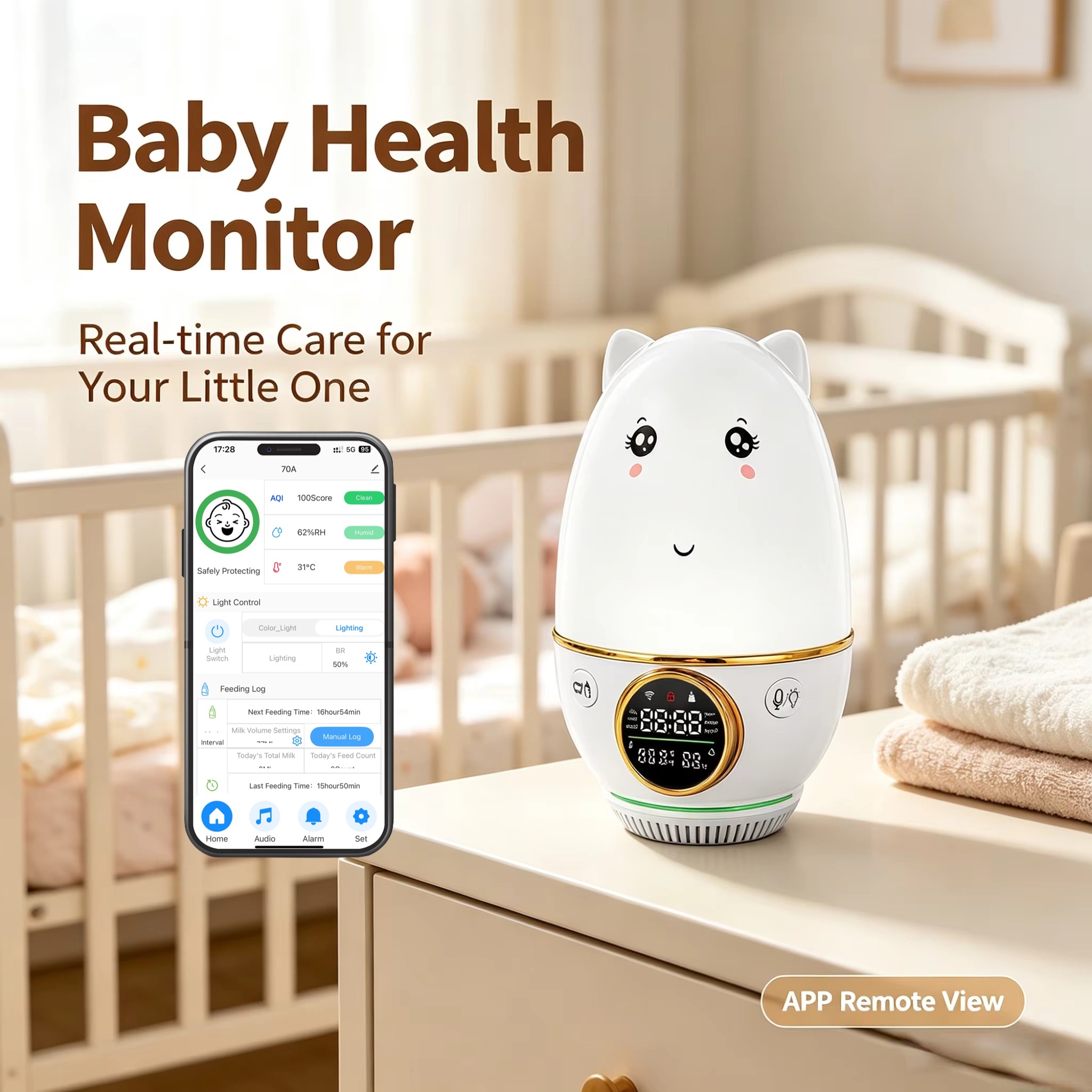 HoldPeak Baby Monitor CO₂±50pp - Baby Nursery Co recensione e prezzo