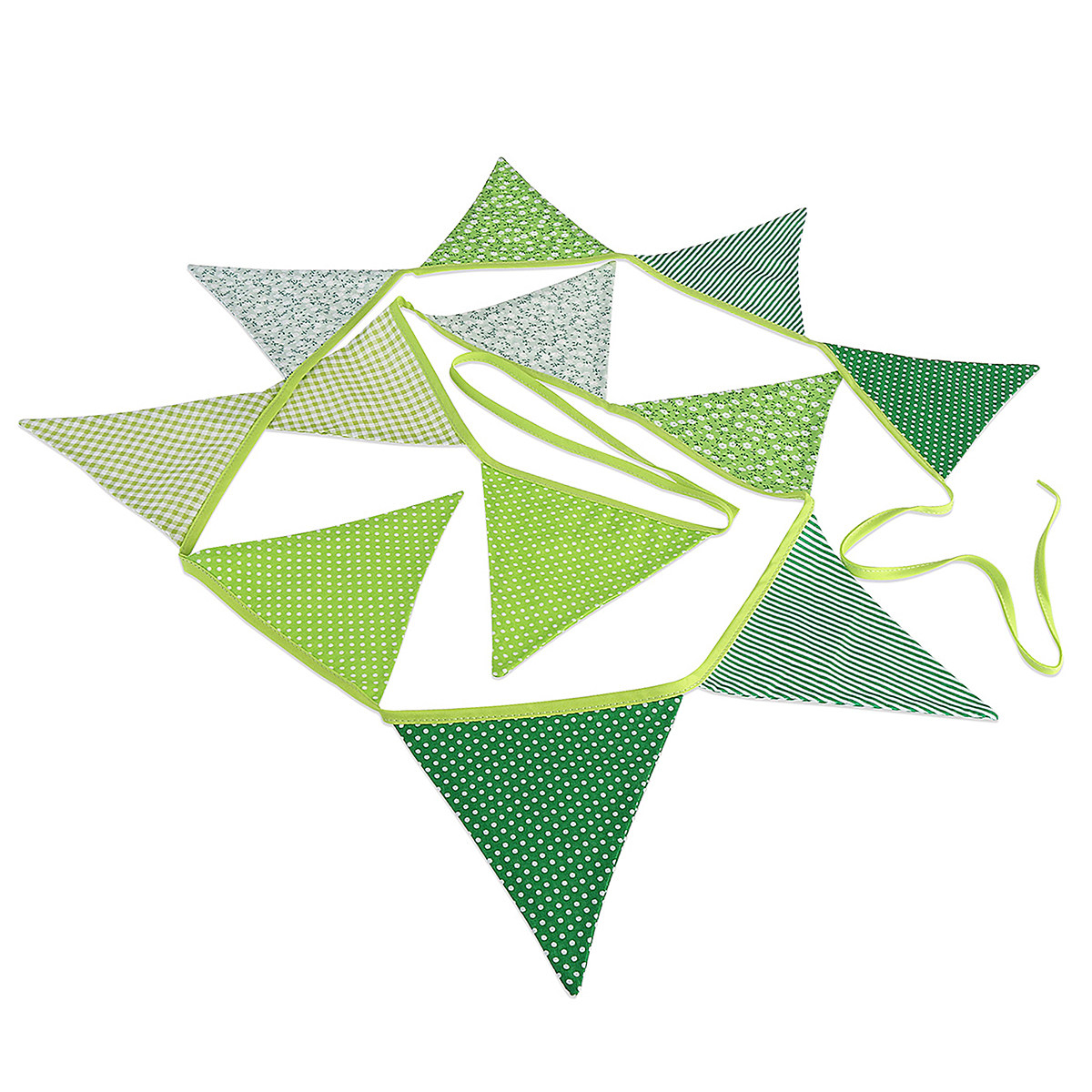 12 Bandierine Triangolari Verd - Baby Nursery Bunting recensione e prezzo