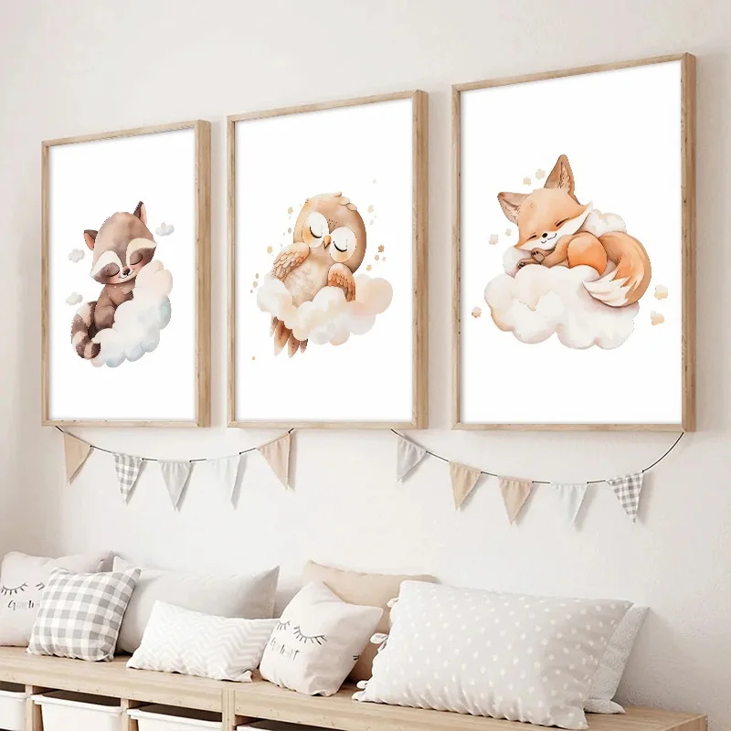 Quadro da Parete con Simpatici - Baby Nursery Frames recensione e prezzo