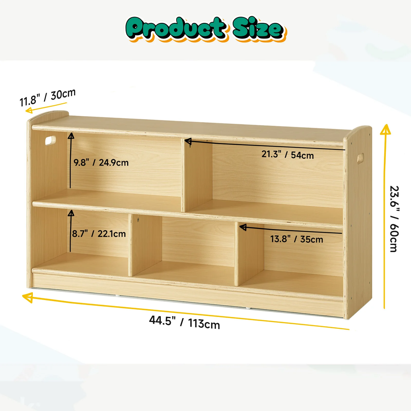 Armadietto Montessori in legno - Baby Bookshelf Small recensione e prezzo