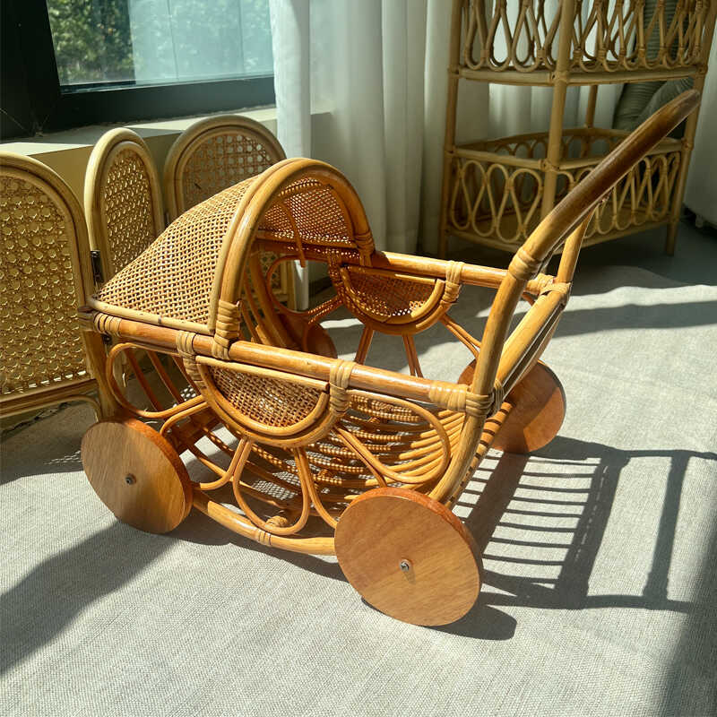 Passeggino in rattan intreccia - Baby Nursery Basket recensione e prezzo