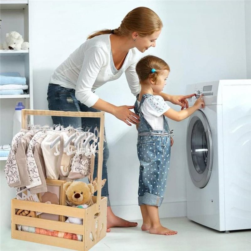 ABFU - Cesto Regalo in Legno p - Baby Nursery Basket recensione e prezzo