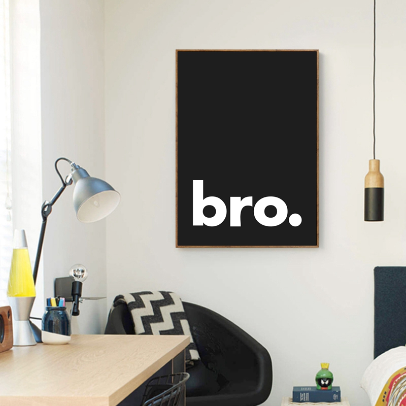 Bro. Stampa Poster di tipograf - Baby Boy Nursery Quotes recensione e prezzo