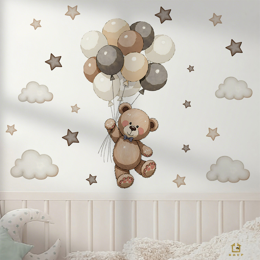 Adorabili adesivi murali con o - Baby Nursery Needs recensione e prezzo