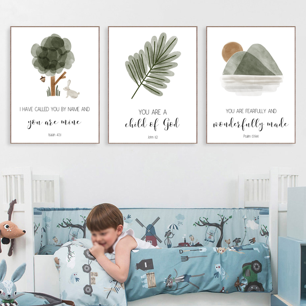 Christian Boy Nursery Wall Art - Baby Boy Nursery Quotes recensione e prezzo