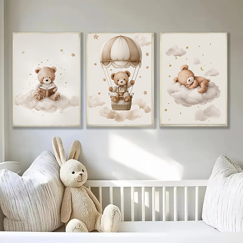 3 pz/set Bohemian Teddy Bear A - Baby Nursery Needs recensione e prezzo